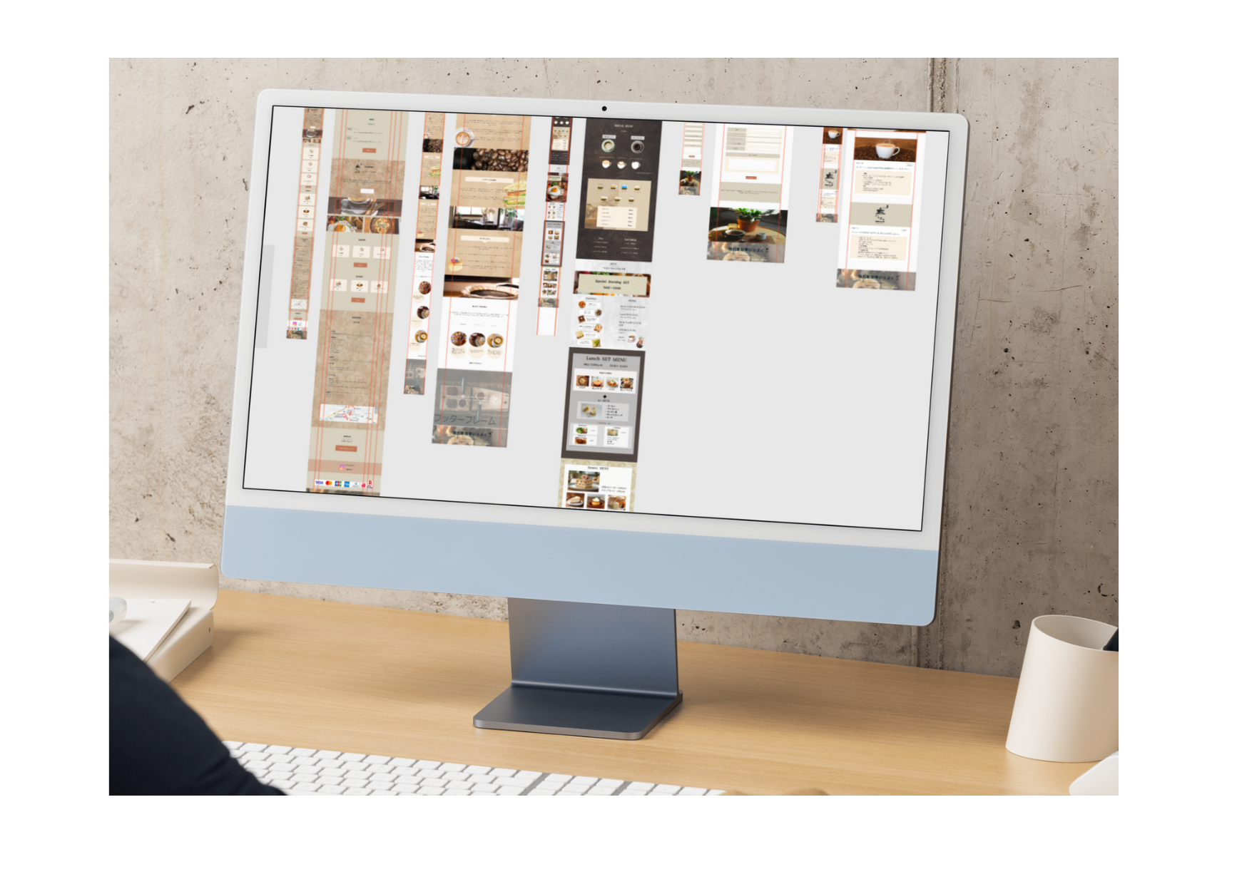 ホームページ制作のサンプル